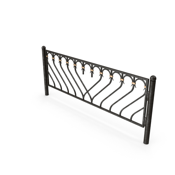 Wrought: Iron Fence PNG & PSD Images Wrought: Iron Fence PNG & PSD Images
