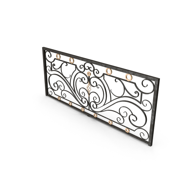 Wrought: Iron Fence PNG & PSD Images Wrought: Iron Fence PNG & PSD Images