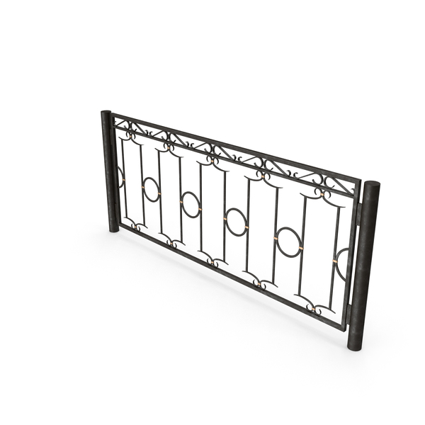 Wrought: Iron Fence PNG & PSD Images Wrought: Iron Fence PNG & PSD Images