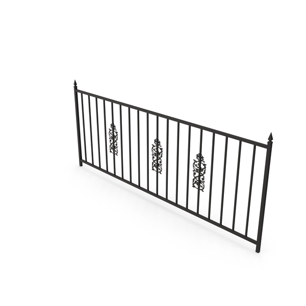 Wrought: Iron Yard Fence PNG & PSD Images Wrought: Iron Yard Fence PNG & PSD Images