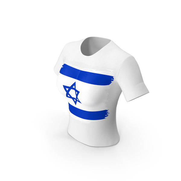 Tank Top: Israel Country Flag Paint On T Shirt Women PNG & PSD Images