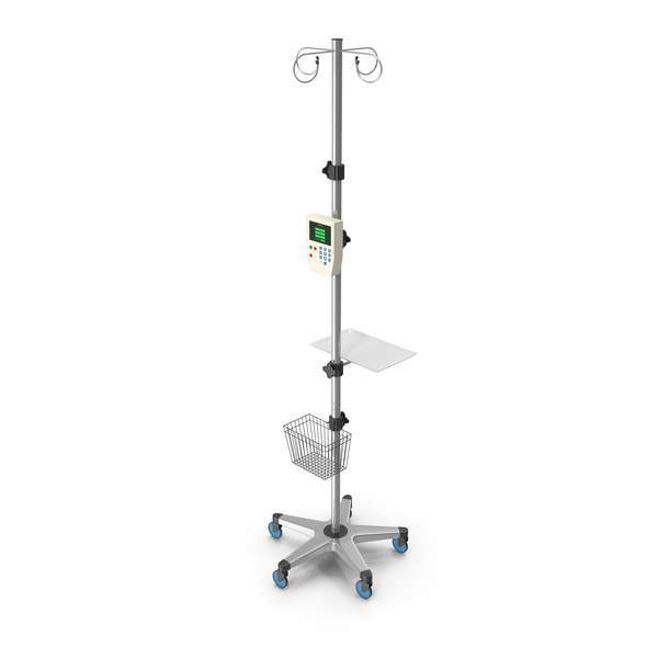 IV Stand 3D Model PNG & PSD Images IV Stand 3D Model PNG & PSD Images