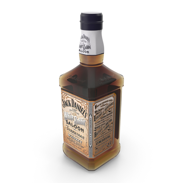 Jack Daniels White Rabbit Saloon Whiskey PNG & PSD Images
