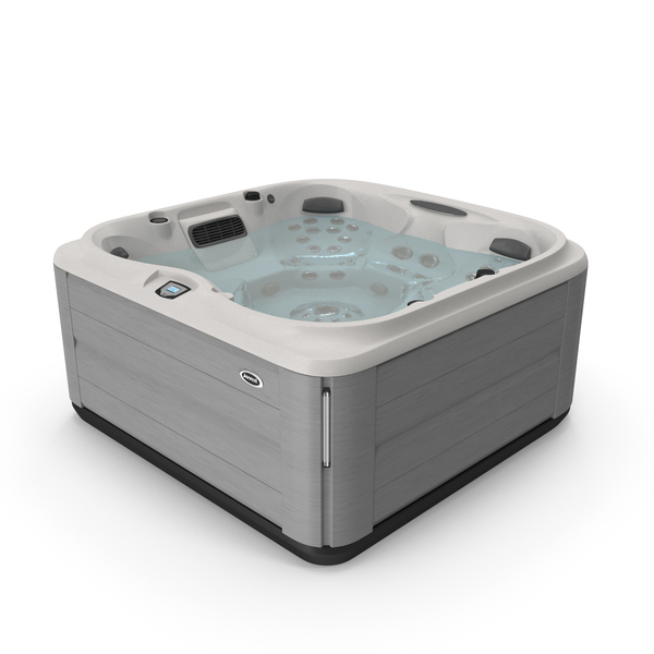 Jacuzzi J475 Spa Hot Tub Grey with Water PNG & PSD Images