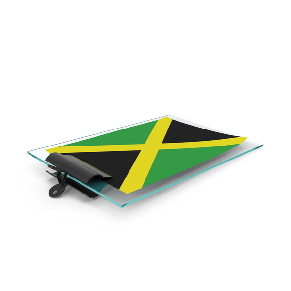 Jamaica Flag Paper On Pad PNG & PSD Images