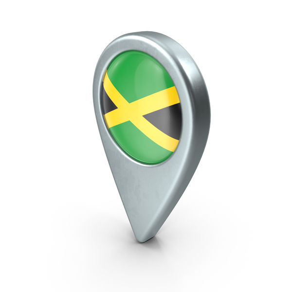 Jamaica Location With Flag PNG & PSD Images