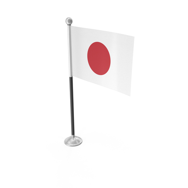 Japan Desk Small Stand Flag PNG & PSD Images