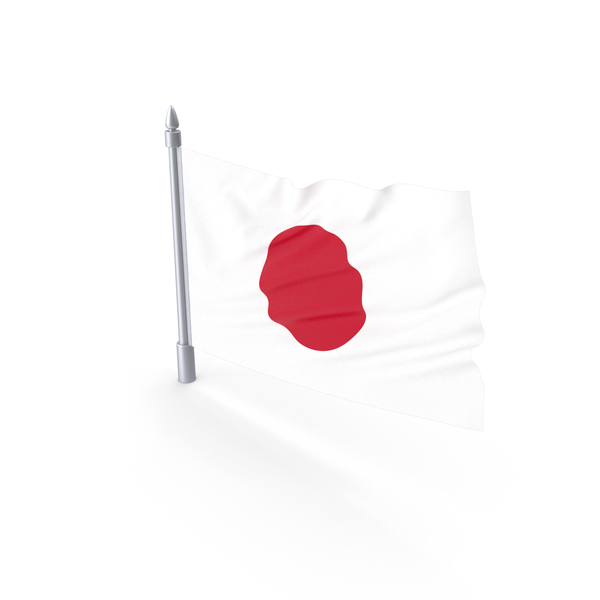 Japanese Flag In Wind PNG & PSD Images