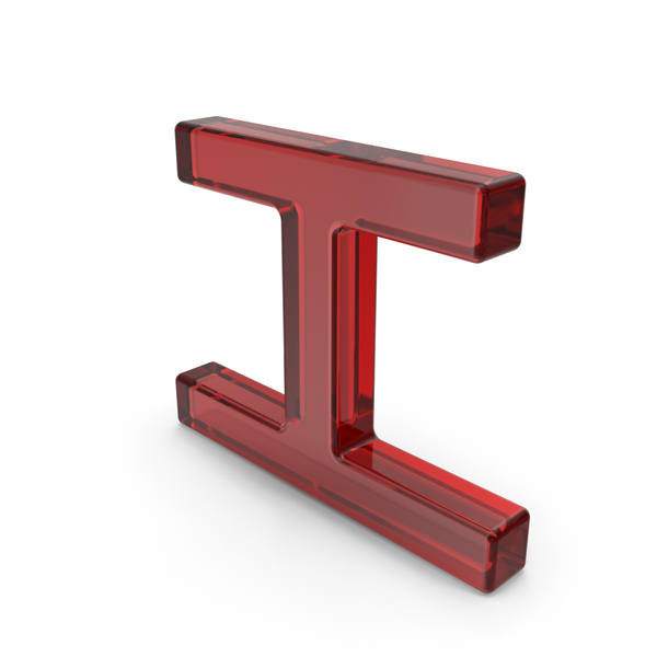 Script: Japanese Katakana E (YE) Red Glass PNG & PSD Images
