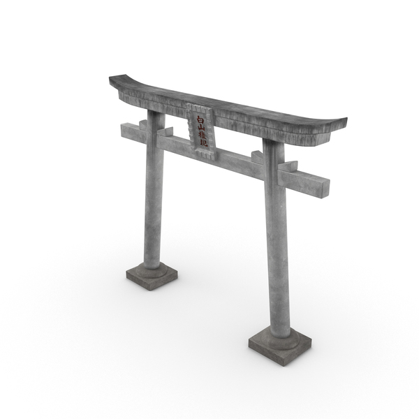 Japanese Temple Gate Object Japanese Temple Gate Object