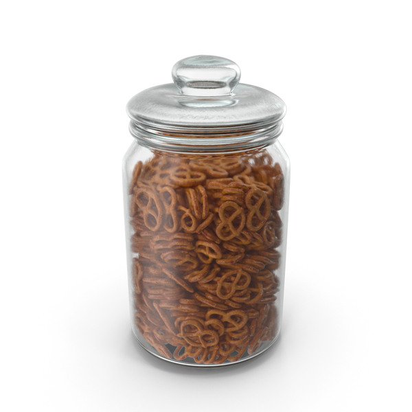 Pretzel: Jar With Mini Pretzels PNG & PSD Images