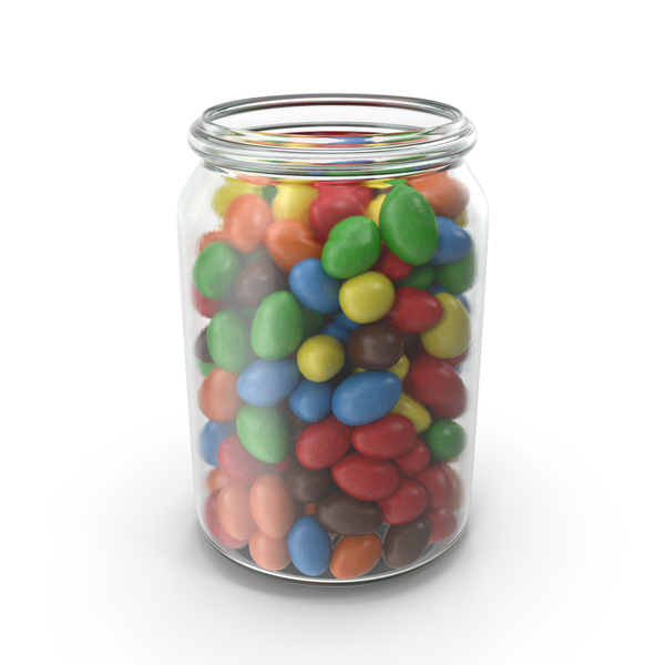 Jar with Peanuts with Colored Chocolate Coating PNG & PSD Images Jar with Peanuts with Colored Chocolate Coating PNG & PSD Images