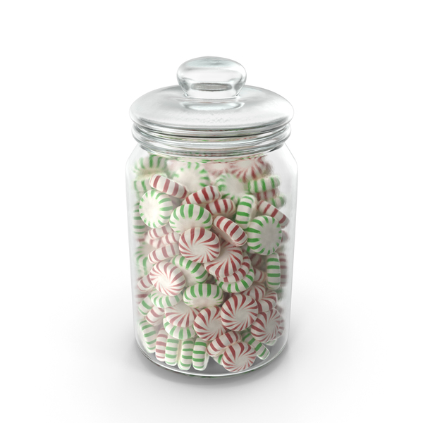 Jar with StarLight Peppermint Candy PNG & PSD Images Jar with StarLight Peppermint Candy PNG & PSD Images