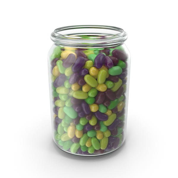 Candy: Jar with Tropical Flavored Jelly Beans PNG & PSD Images Candy: Jar with Tropical Flavored Jelly Beans PNG & PSD Images