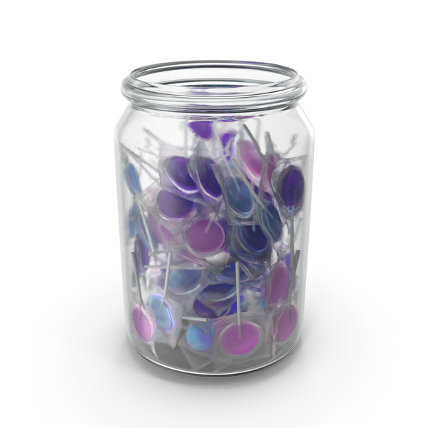 Lollipop: Jar With Wrapped Flat Lollipops PNG & PSD Images Lollipop: Jar With Wrapped Flat Lollipops PNG & PSD Images