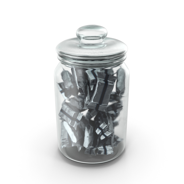 Jar with Wrapped Small Candy Bars PNG & PSD Images Jar with Wrapped Small Candy Bars PNG & PSD Images