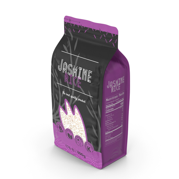 Jasmine Rice Package PNG & PSD Images Jasmine Rice Package PNG & PSD Images
