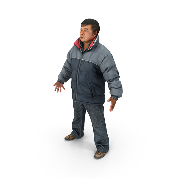 Man: Jeremy Casual Winter Pose PNG & PSD Images