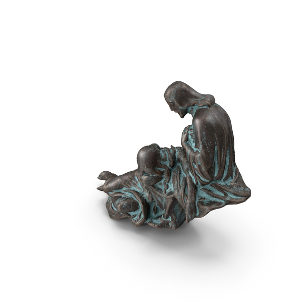 Statue: Jesus with Woman Bronze Outdoor PNG & PSD Images Statue: Jesus with Woman Bronze Outdoor PNG & PSD Images