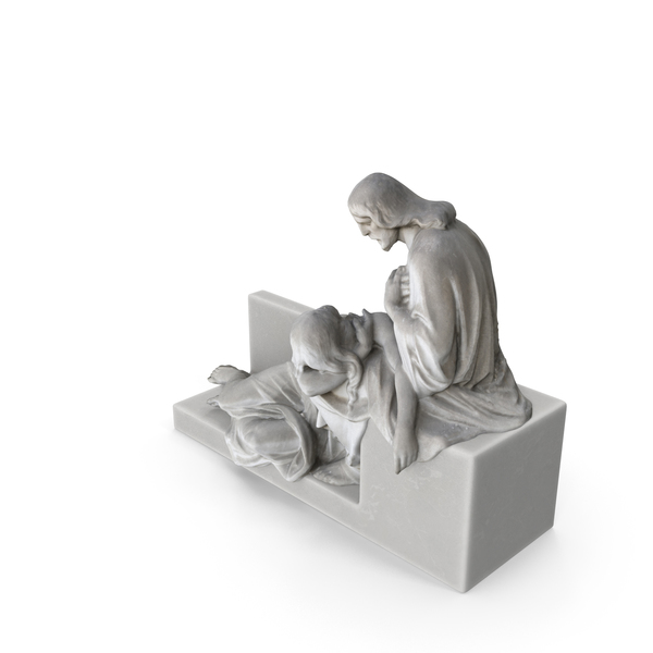 Statue: Jesus With Woman Pedestal PNG & PSD Images Statue: Jesus With Woman Pedestal PNG & PSD Images