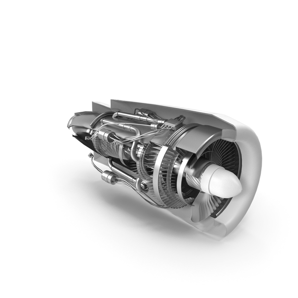 Jet Engine Cutaway PNG & PSD Images