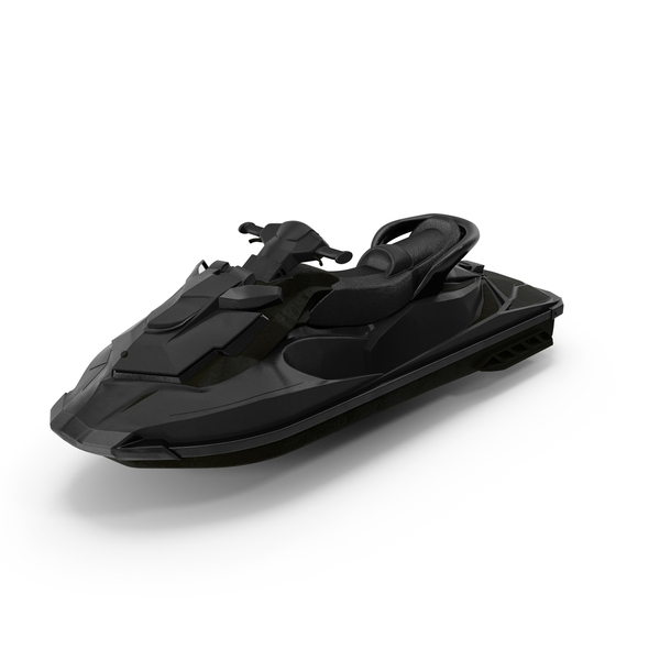 Personal Water Craft: Jet Ski Black PNG & PSD Images