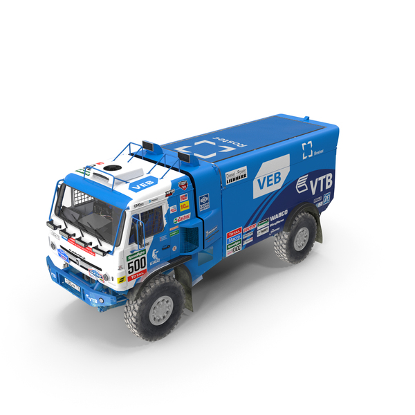 Car Carrier: Kamaz Dakar Racing Truck 4326 VK PNG & PSD Images