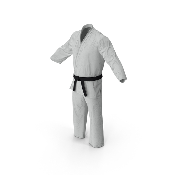Martial Arts Robe: Karate White Suit PNG & PSD Images