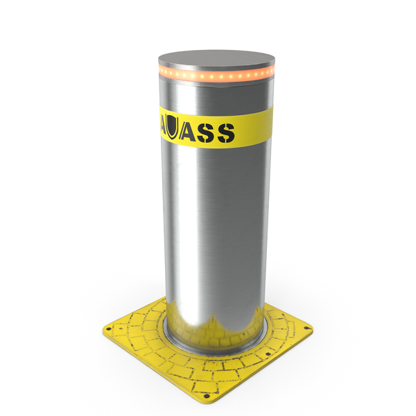 Pillar: Kavass Automatic Retractable Bollard PNG & PSD Images