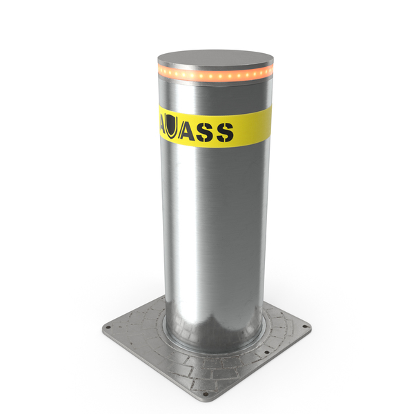 Pillar: Kavass Retractable Security Bollard PNG & PSD Images