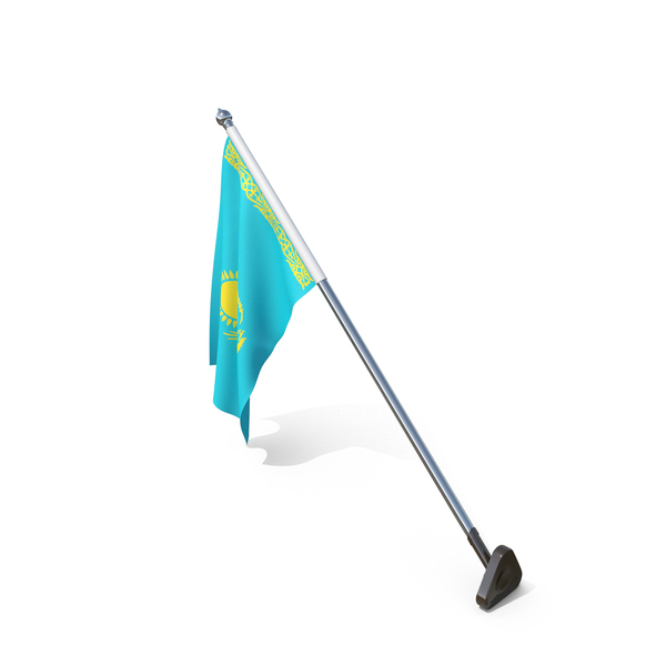 Kazakhstan Cloth Wall Mount Flag Stand PNG & PSD Images