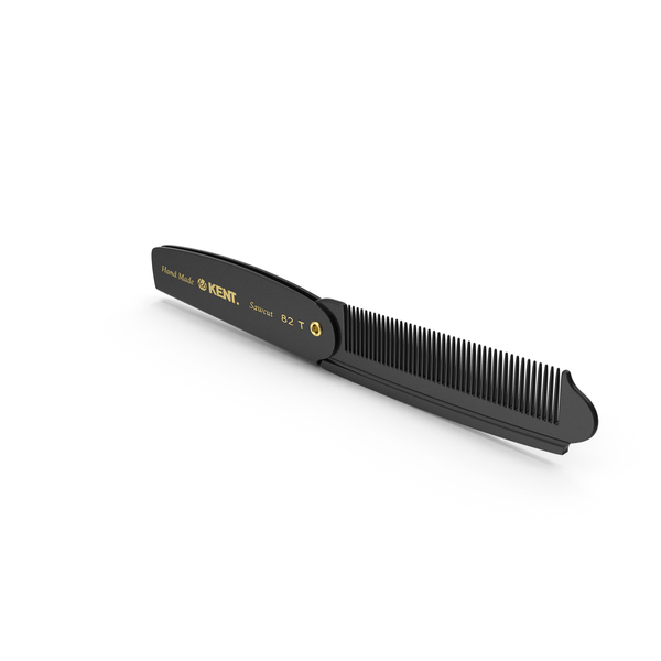 Kent Folding Pocket Comb Black PNG & PSD Images Kent Folding Pocket Comb Black PNG & PSD Images