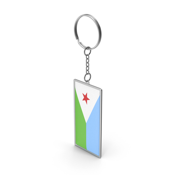 Keychain Flag Djibouti PNG & PSD Images