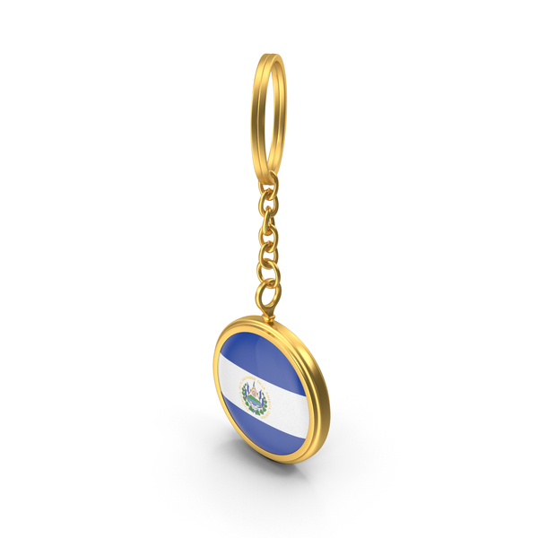 Keychain Flag El Salvador PNG & PSD Images Keychain Flag El Salvador PNG & PSD Images