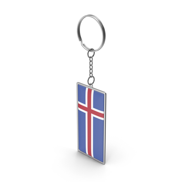 Keychain Flag Iceland PNG & PSD Images