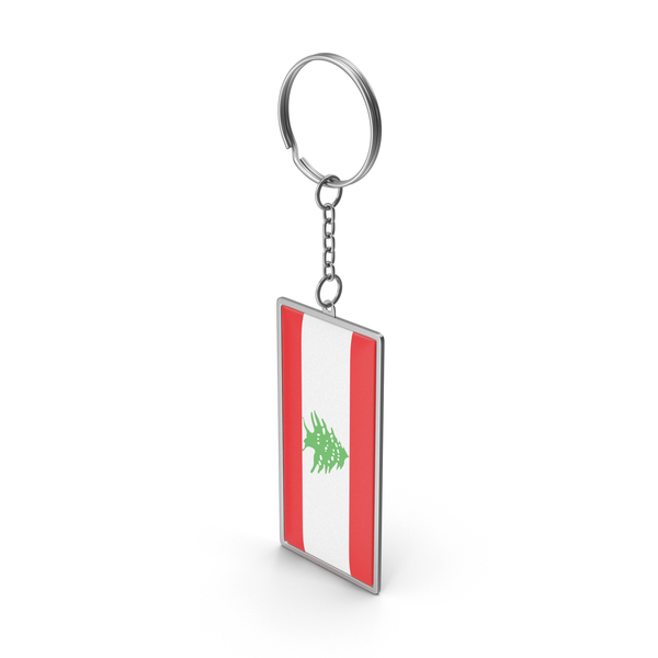 Keychain Flag Lebanon PNG & PSD Images