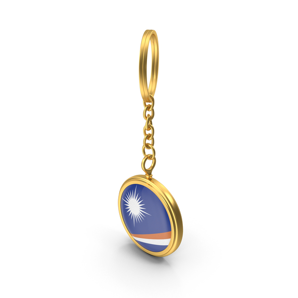 Keychain Flag Marshall Islands PNG & PSD Images