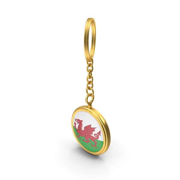 Keychain Flag Wales PNG & PSD Images