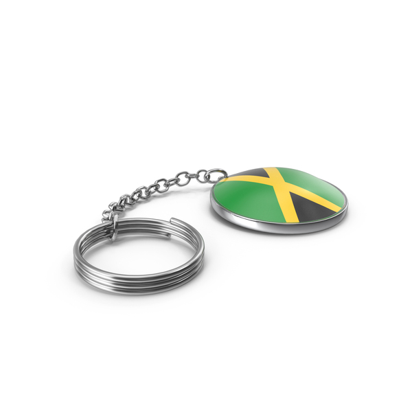 Keychain of a Jamaica Flag PNG & PSD Images