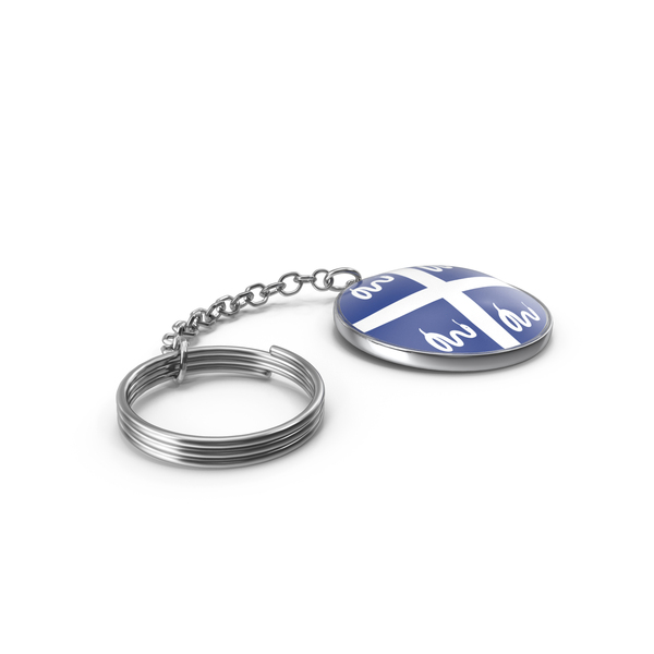 Keychain of a Martinique Flag PNG & PSD Images