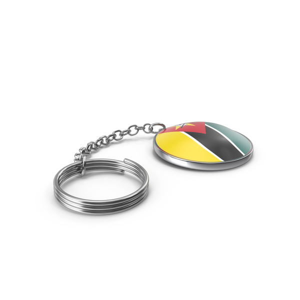 Keychain of a Mozambique Flag PNG & PSD Images