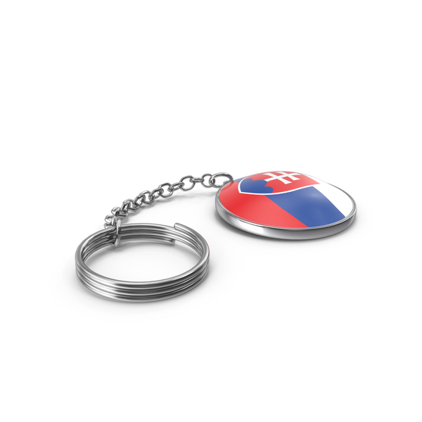 Keychain of a Slovakia Flag PNG & PSD Images