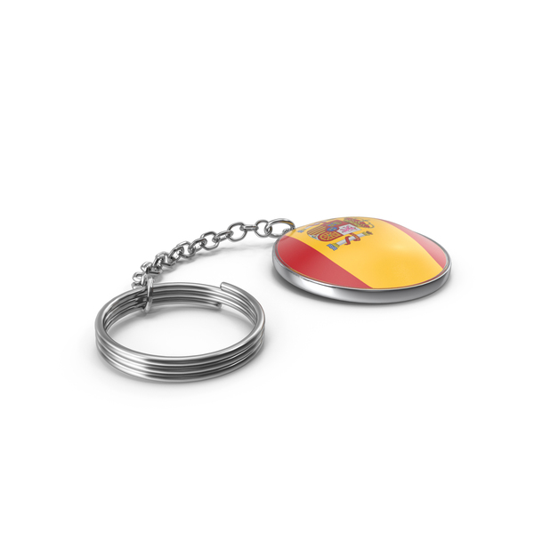 Keychain of a Spain Flag PNG & PSD Images Keychain of a Spain Flag PNG & PSD Images
