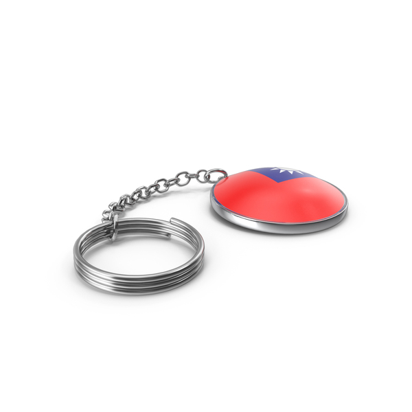 Keychain of a Taiwan Flag PNG & PSD Images