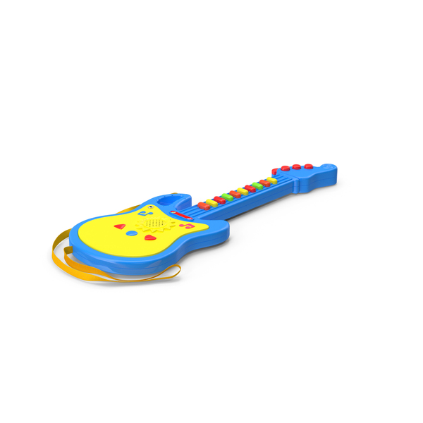 Musical: Kids Toy Electric Guitar PNG & PSD Images