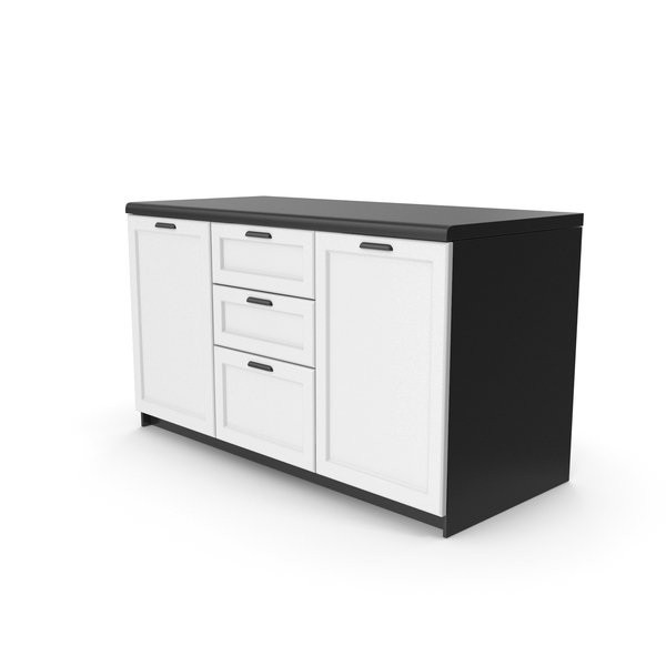 Set: Kitchen Cabinet Black PNG & PSD Images Set: Kitchen Cabinet Black PNG & PSD Images