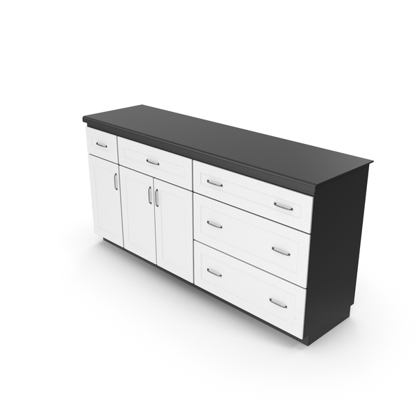 Set: Kitchen Cabinet Black White PNG & PSD Images Set: Kitchen Cabinet Black White PNG & PSD Images