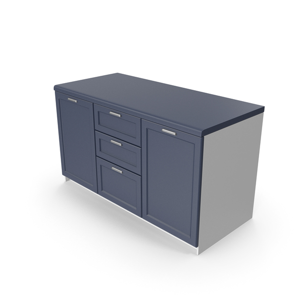 Set: Kitchen Cabinet Blue PNG & PSD Images Set: Kitchen Cabinet Blue PNG & PSD Images