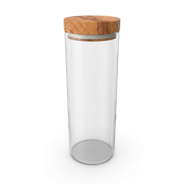 Kitchen Jar with Wood Lid PNG & PSD Images Kitchen Jar with Wood Lid PNG & PSD Images
