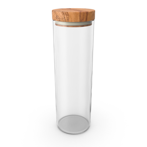 Kitchen Jar with Wood Lid PNG & PSD Images Kitchen Jar with Wood Lid PNG & PSD Images